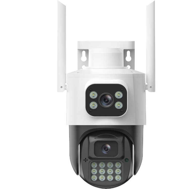 دوربین مداربسته ۴G سیمکارتی دو لنزه BT-HD66GB-WG با سرور داخلی و بدون قطعی